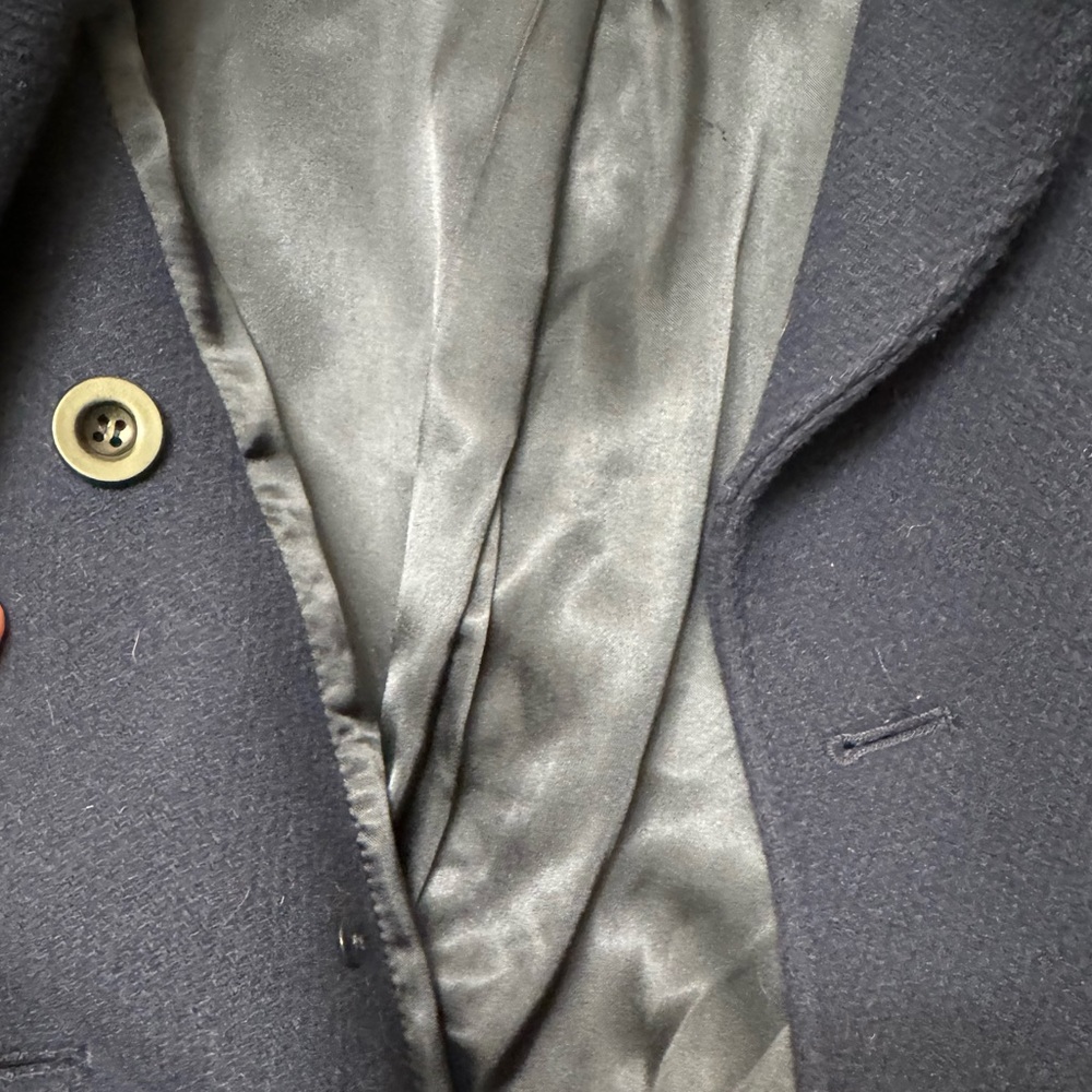 J. Crew Stadium Nello Gori Peacoat 8 - Picture 8 of 12